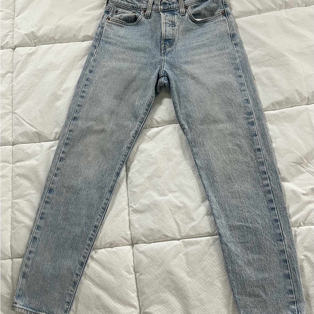 Levi's Blue weggie Jeans size 26W 25.5 inseam, Straight Leg